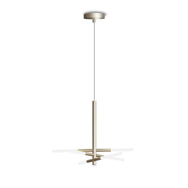 Tubular White Glass Pendant Lamp | Contardi Bianca | Italianfurniture.com