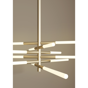 Tubular White Glass Pendant Lamp | Contardi Bianca | Italianfurniture.com