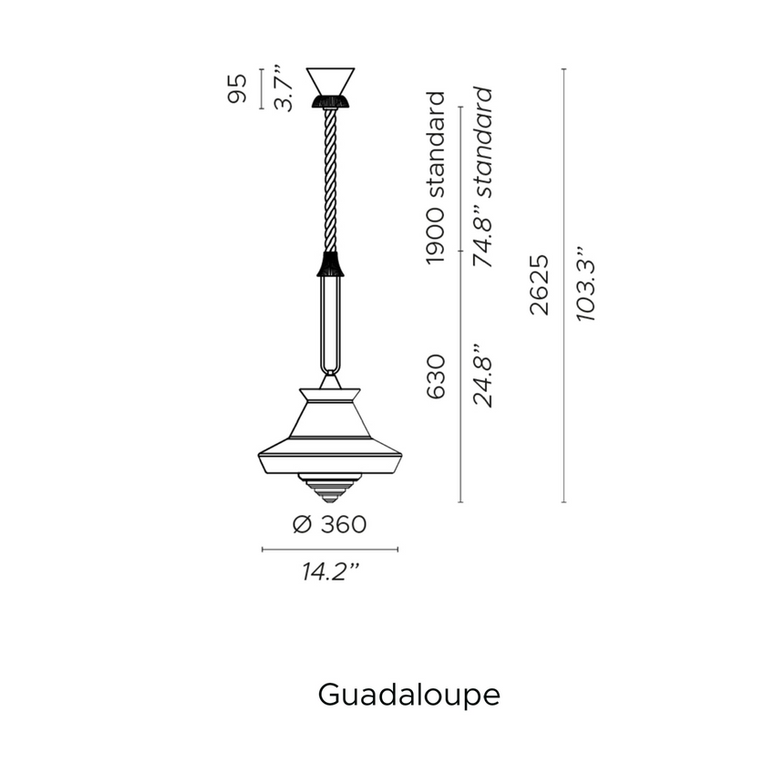 Printed Fabric Pendant Lamp | Contardi Calypso | Italianfurniture.com