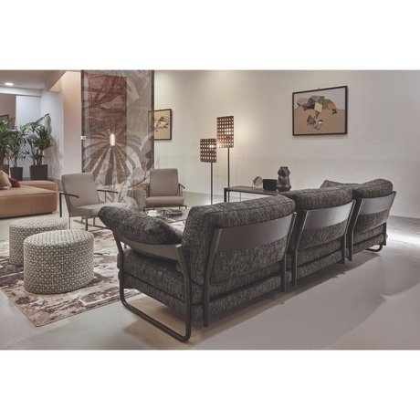 Steel-Framed 3-Seater Sofa | Dema Alef | Woodfurniture.com