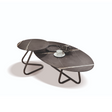 Black Oval Side Table | Dema Alef | ItalianFurniture.com