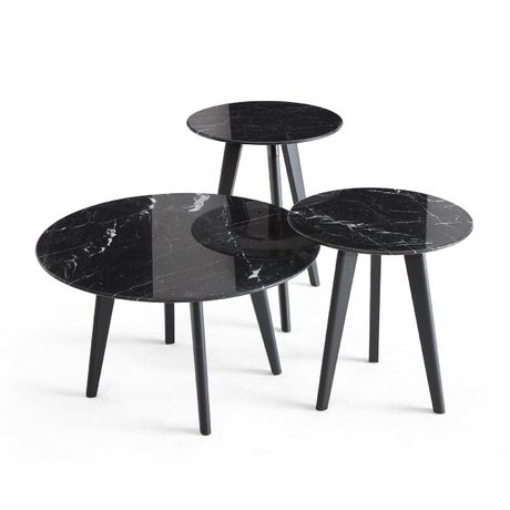 Three-Legged Round Coffee Table | Dema Edgar | Italianfurniture.com