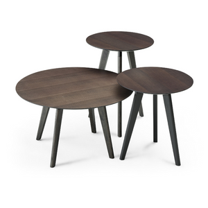 Three-Legged Round Side Table | Dema Edgar | Italianfurniture.com