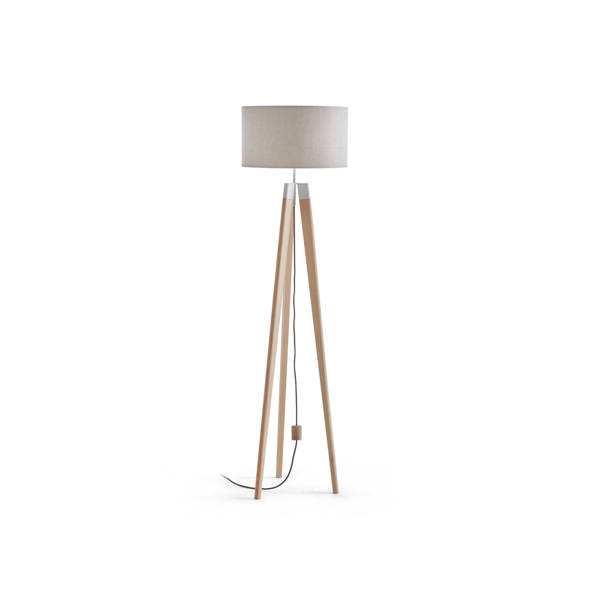 Wooden Legged Floor Lamp | Dema Edgar | Italianfurniture.com