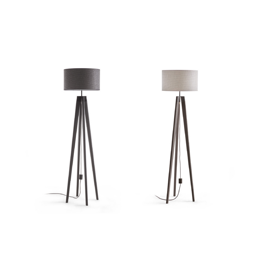 Wooden Legged Floor Lamp | Dema Edgar | Italianfurniture.com