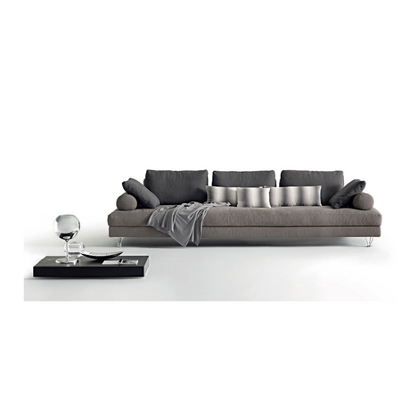 Cylindrical Arm 3-Seater Sofa | Dema Fly | Italianfurniture.com