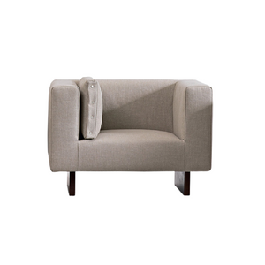 Upholstered Square Armchair | Dema Le Foglie | Italianfurniture.com