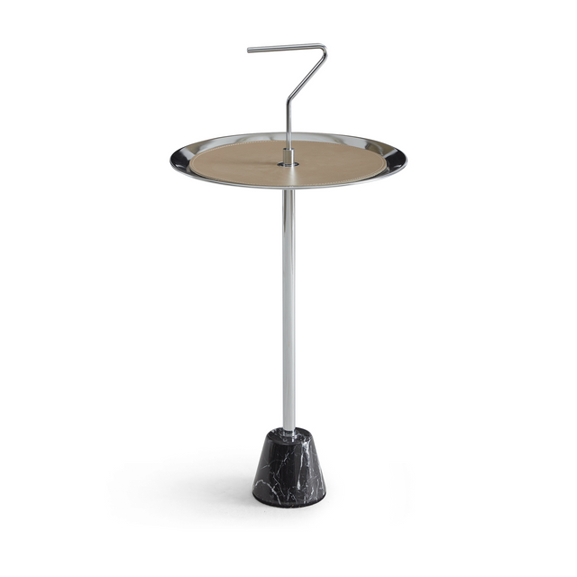 Round Metallic Side Table | Dema Linus | Italianfurniture.com