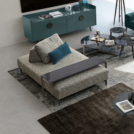 Rectangular Fabric Ottoman M | Dema Nelson | ItalianFurniture.com