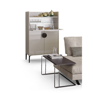 Lacquered 2-Door Media Bar | Dema Ofelia | Italianfurniture.com