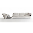 Steel Feet Upholstered Sofa | Dema Slim | Italianfurniture.com