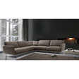 Steel Feet Corner Modular Sofa | Dema Slim | Italianfurniture.com