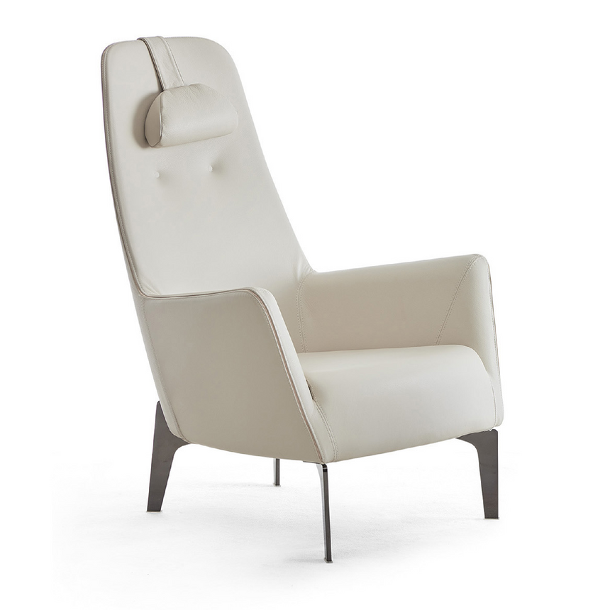 High-Back Modern Lounge Armchair | Dema Valentina | Italianfurniture.com