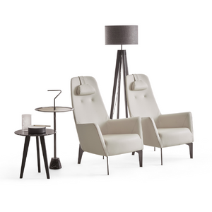 High-Back Modern Lounge Armchair | Dema Valentina | Italianfurniture.com