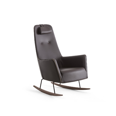 High-Back Modern Rocking Chair | Dema Valentina | Woodfurniture.com