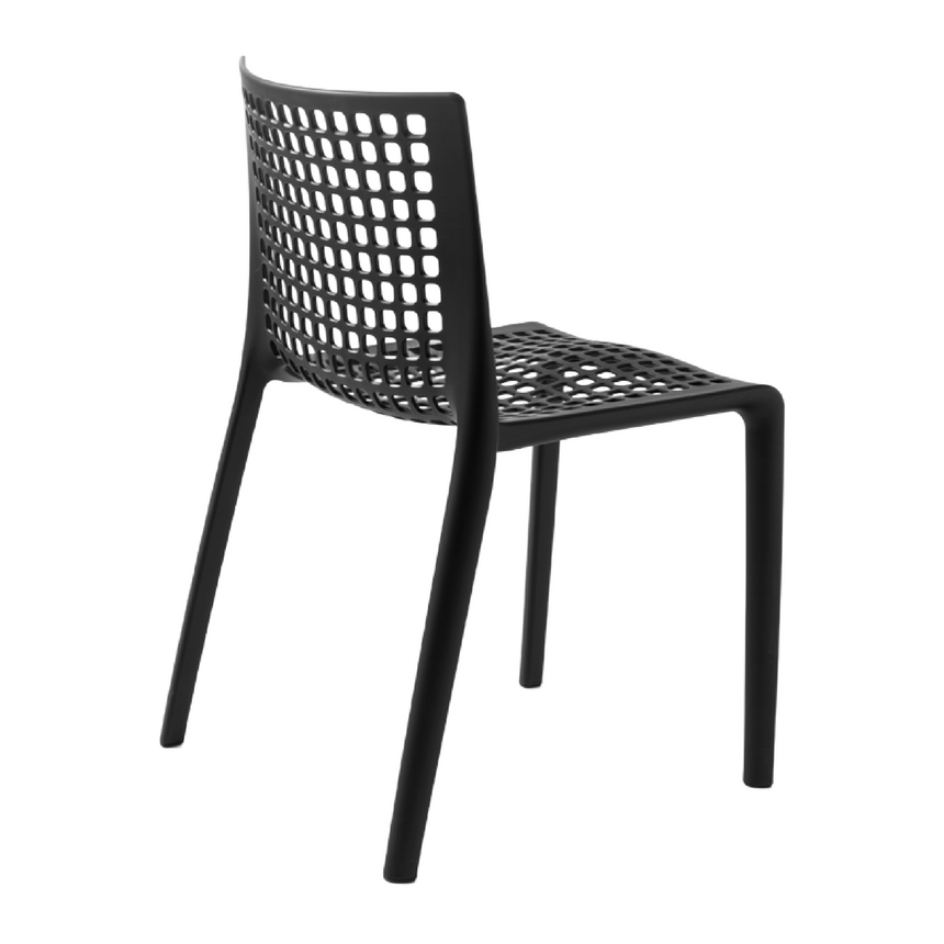 Perforated Stackable Outdoor Dining Chair | Desalto 288 | Italianfurniture.com