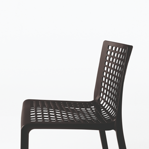 Perforated Stackable Outdoor Dining Chair | Desalto 288 | Italianfurniture.com