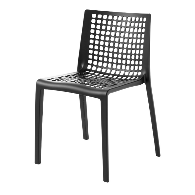 Perforated Stackable Outdoor Dining Chair | Desalto 288 | Italianfurniture.com