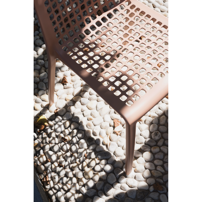 Perforated Stackable Outdoor Dining Chair | Desalto 288 | Italianfurniture.com