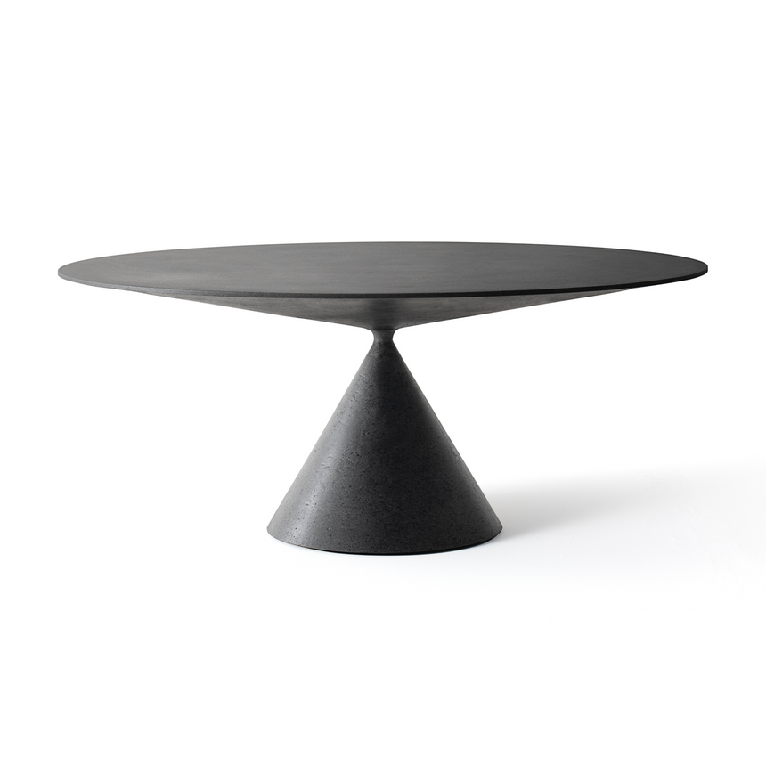 Conical Base Wood Dining Table | Desalto Clay | Italianfurniture.com