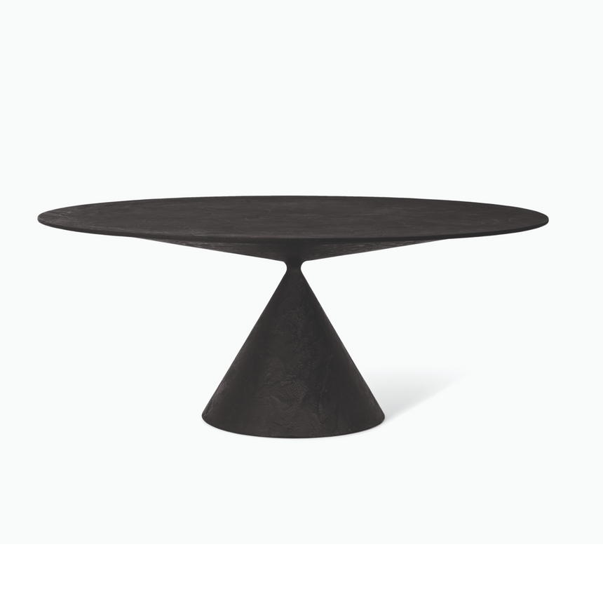 Conical Base Wood Dining Table | Desalto Clay | Italianfurniture.com