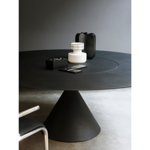 Conical Base Table with Lazy Susan | Desalto Clay