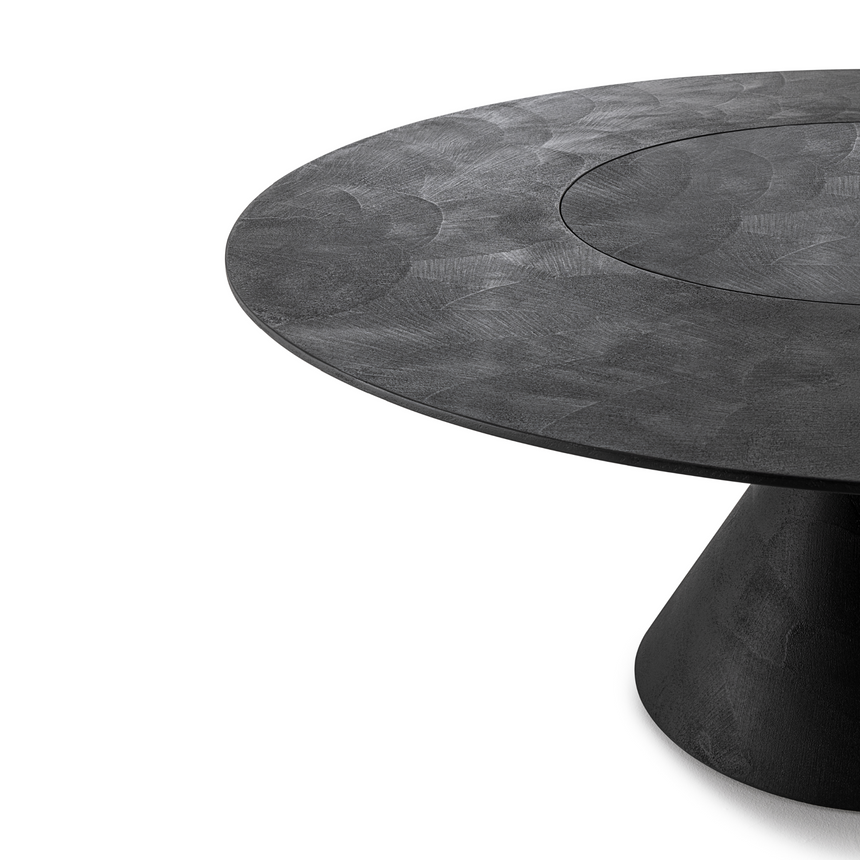 Conical Base Table with Lazy Susan | Desalto Clay