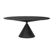 Conical Base Concrete Dining Table | Desalto Clay | Italianfurniture.com