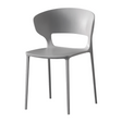 Ergonomic Stackable Outdoor Dining Chair | Desalto Koki | Italianfurniture.com