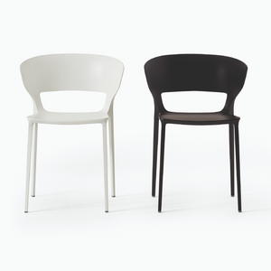 Ergonomic Stackable Outdoor Dining Chair | Desalto Koki | Italianfurniture.com