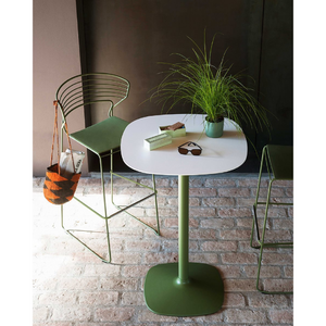 Ergonomic Stackable Outdoor Barstool | Desalto Koki | Italianfurniture.com