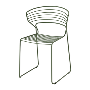 Wire Curved Back Accent Chair | Desalto Koki | Italianfurniture.com
