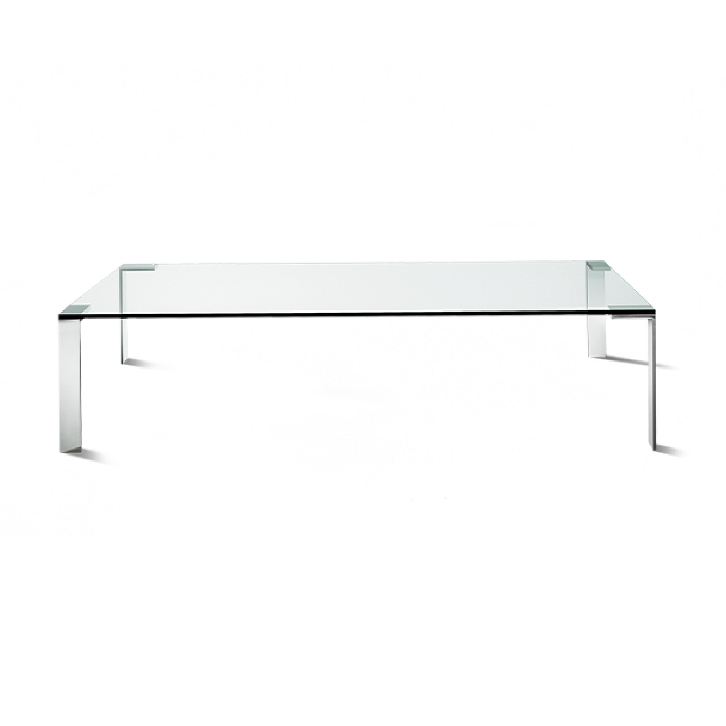 Contemporary Glass Top Low Table | Desalto Liko Glass | Italianfurniture.com