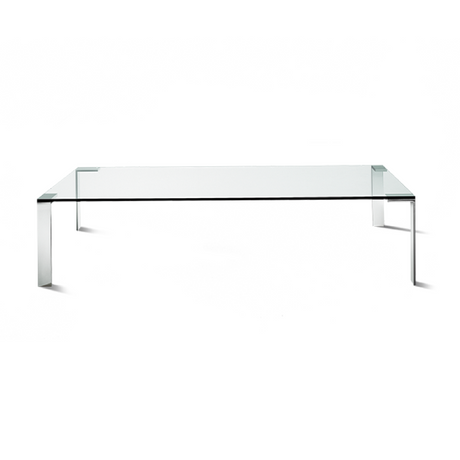 Contemporary Glass Top Low Table | Desalto Liko Glass | Italianfurniture.com