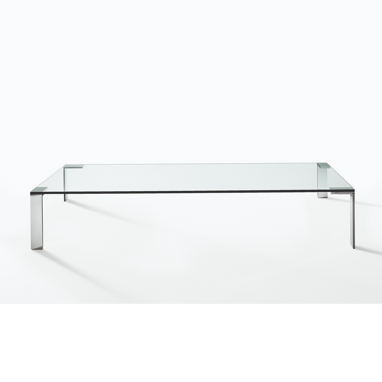 Contemporary Glass Top Low Table | Desalto Liko Glass | Italianfurniture.com