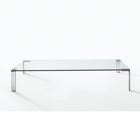 Contemporary Glass Top Low Table | Desalto Liko Glass | Italianfurniture.com