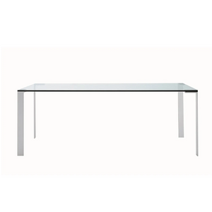 Contemporary Glass Top High Table | Desalto Liko Glass | Italianfurniture.com