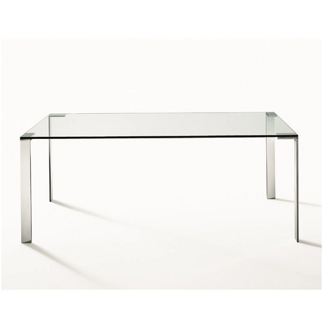 Contemporary Glass Top High Table | Desalto Liko Glass | Italianfurniture.com