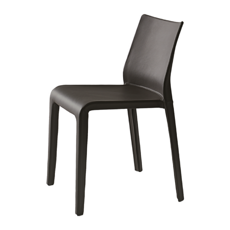 Leather Covered Dining Chair | Desalto Lisbona | Italianfurniture.com