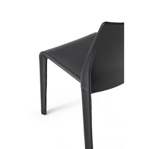 Leather Covered Dining Chair | Desalto Lisbona | Italianfurniture.com