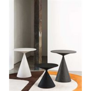 Sleek Round Side Table | Desalto Micro Clay | Italianfurniture.com