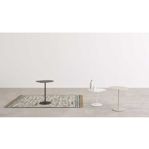 Ceramic Top Pedestal Side Table | Desalto Mixit | Italianfurniture.com