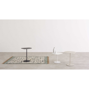 Ceramic Top Pedestal Side Table | Desalto Mixit | Italianfurniture.com