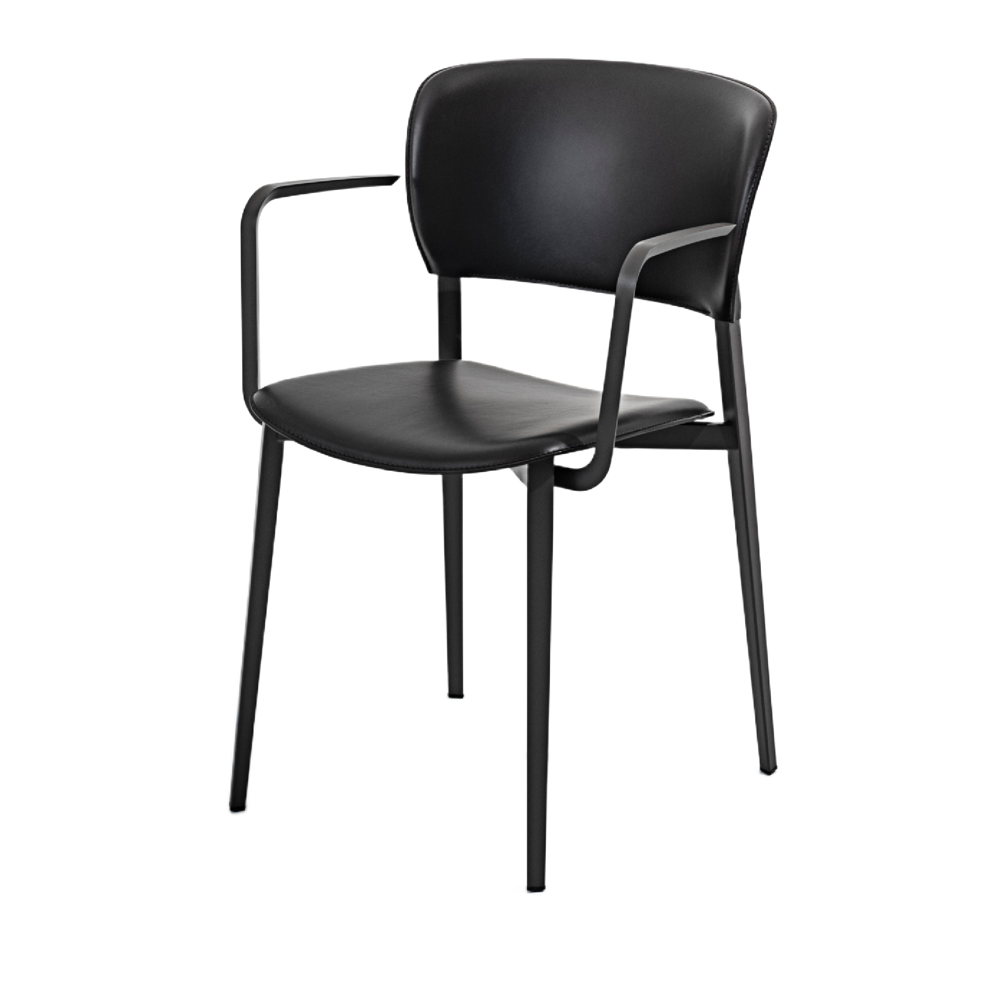 Classic Steel Framed Dining Armchair | Desalto Ply | Italianfurniture.com