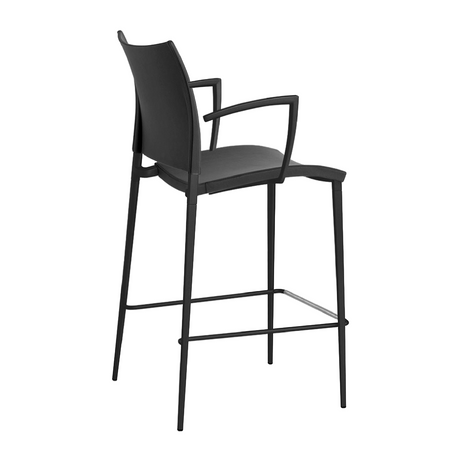 Modern Minimalist Arm Barstool | Desalto Sand | Italianfurniture.com