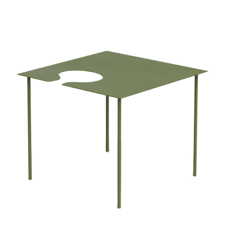 Cut-Out Metal Side Table | Desalto Softer than Steel | Italianfurniture.com