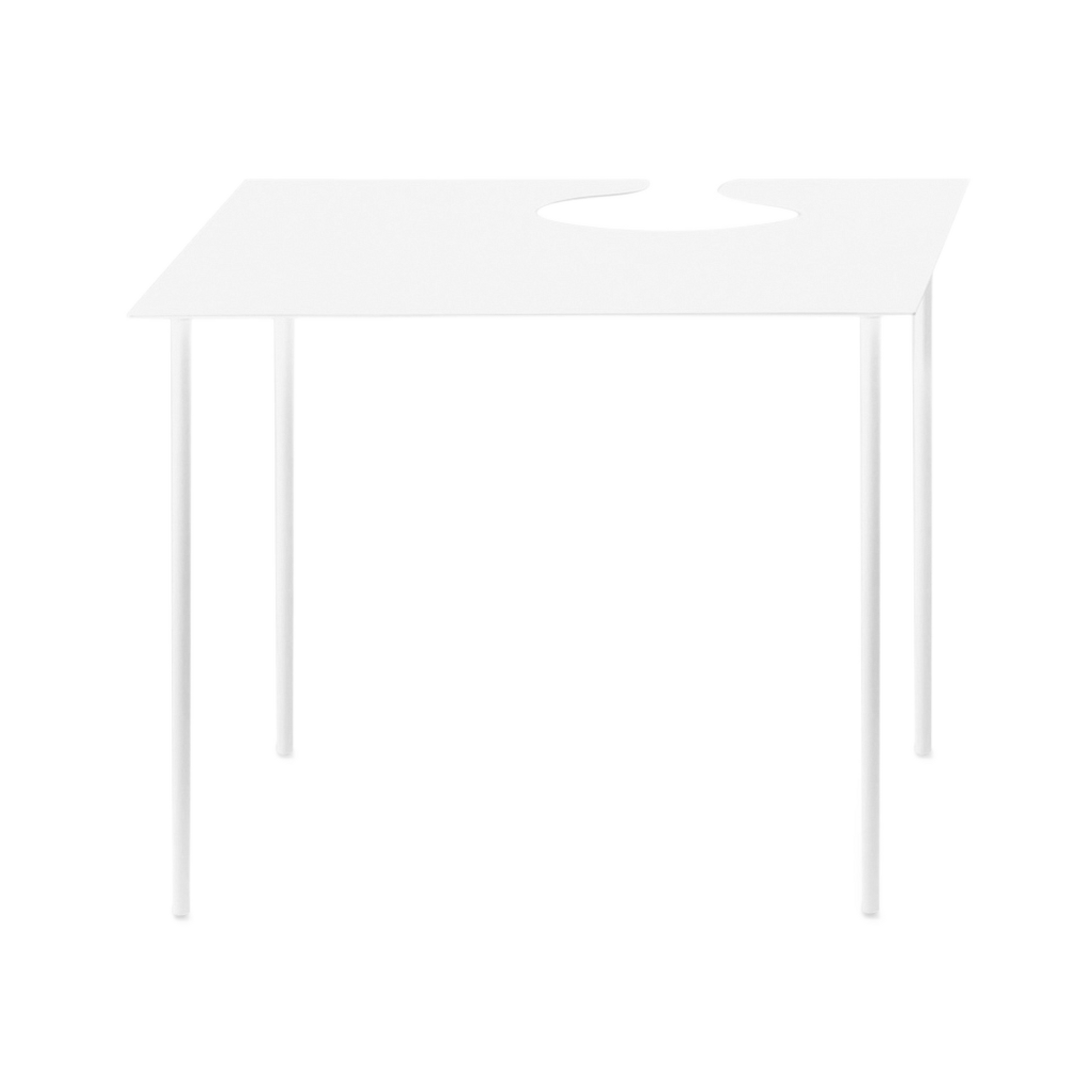 Cut-Out Metal Side Table | Desalto Softer than Steel | Italianfurniture.com