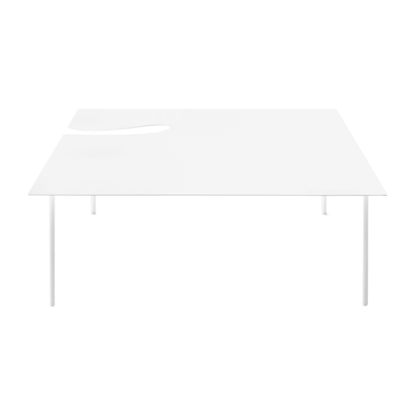 Cut-Out Metal Side Table | Desalto Softer than Steel | Italianfurniture.com