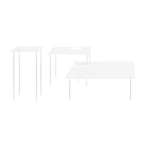 Cut-Out Metal Side Table | Desalto Softer than Steel | Italianfurniture.com