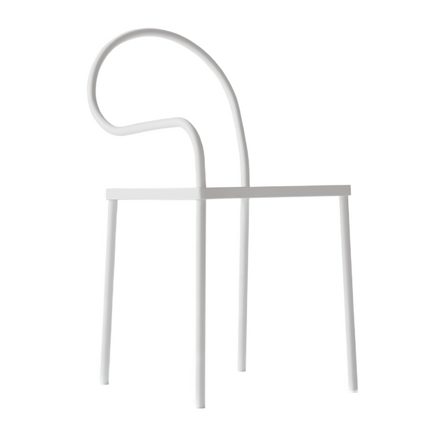 Metal Tube Frame Dining Chair | Desalto Softer than Steel | Italianfurniture.com